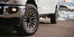 Ford F-250 Super Duty with Fuel 1-Piece Wheels Flame 8 - D806
